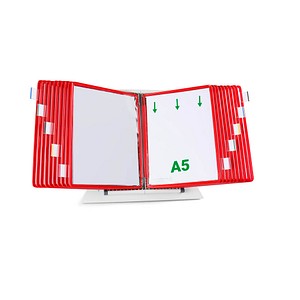 Image tarifold Sichttafelsystem 435203 DIN A5 rot mit 20 St. Sichttafeln