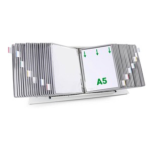 Image tarifold Sichttafelsystem 435400 DIN A5 grau mit 40 St. Sichttafeln