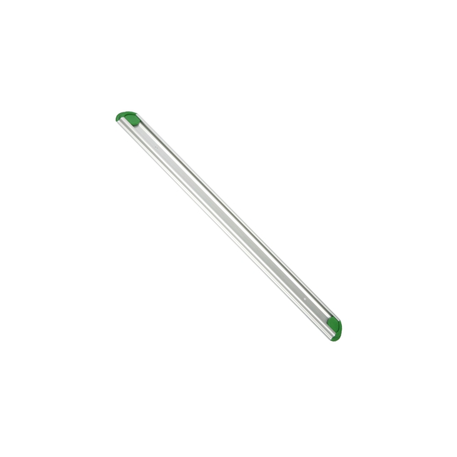 Image Gerätehalterschiene 50 cm inklusive 2 farbige Endkappen | grün Wandschiene aus Aluminium für Hygiene-Wandhaltersystem/Gerätehalter, passende Halter ||70598|| 
