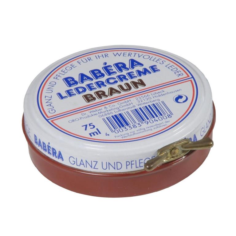 Image Schuhcreme 75 ml | braun Ledercreme für feste Schuhpflege - Sonderpreis