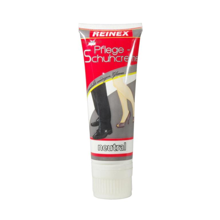 Image Schuhcreme 75 ml Tube | neutral flüssige Pflege-Schuhcreme mit Schwamm