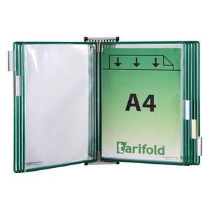 Image tarifold Wand-Sichttafelsystem 414105 DIN A4 grün mit 10 St. Sichttafeln
