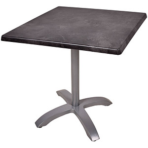 Image Garden Pleasure PICOS Bistrotisch Holz dunkelgrau 80,0 x 80,0 x 74,0 cm