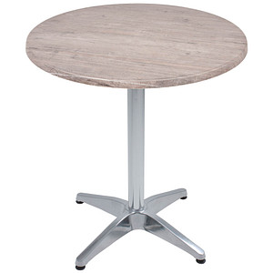 Image Garden Pleasure BRENTA Bistrotisch Holz hellbraun 70,0 x 70,0 x 74,0 cm