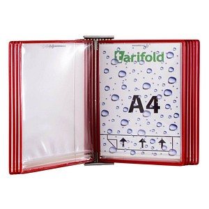 Image tarifold Wand-Sichttafelsystem 414263 DIN A4 rot mit 10 St. Sichttafeln