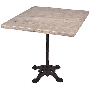Image Garden Pleasure Bistrotisch Holz hellbraun 80,0 x 80,0 x 74,0 cm