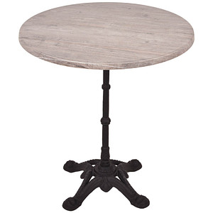 Image Garden Pleasure Bistrotisch Holz hellbraun 70,0 x 70,0 x 74,0 cm