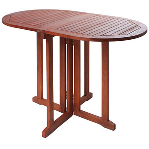 Image Garden Pleasure Gartentisch Baltimore braun oval 120,0 x 70,0 x 73,0 cm