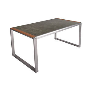 Image Garden Pleasure Gartentisch Averna grau rechteckig 160,0 x 90,0 x 74,0 cm