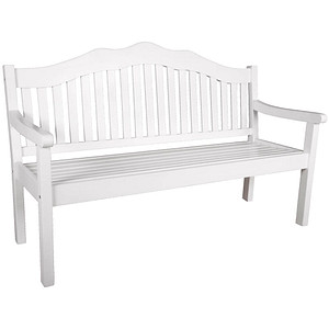 Image Garden Pleasure Gartenbank Austin 985110 weiß Holz 160,0 cm