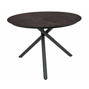 Image Garden Pleasure Gartentisch Sophia dunkelbraun rund 110,0 x 110,0 x 75,0 cm