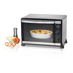 Image Rommelsbacher BG 1805/E Minibackofen 1800 W schwarz/silber