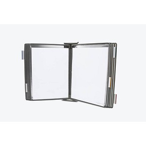 Image tarifold Wand-Sichttafelsystem 424100 DIN A4 grau mit 10 St. Sichttafeln