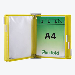 Image tarifold Wand-Sichttafelsystem 424104 DIN A4 gelb mit 10 St. Sichttafeln