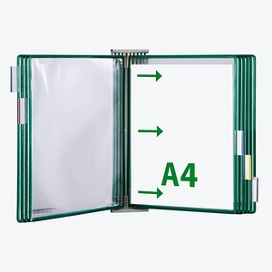 Image tarifold Wand-Sichttafelsystem 427105 DIN A4 grün mit 10 St. Sichttafeln