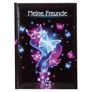 Image goldbuch Freundebuch Schmetterling ca. DIN A5 liniert, mehrfarbig Softcover 88 Seiten
