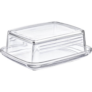 Image WESTMARK Butterdose 5,5 cm hoch transparent