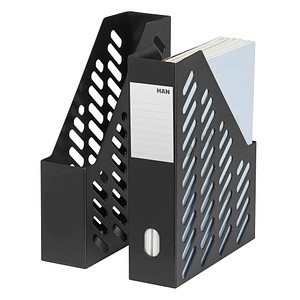 Image 2 HAN Stehsammler Klassik 1600-13 schwarz Kunststoff, DIN A4