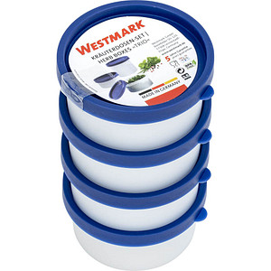 Image 4 WESTMARK Frischhaltedosen Trio 3,9 cm hoch weiß 0,1 l
