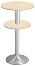 Image SODEMATUB Stehtisch 60001EA, 600 / 500 mm, ahorn/alu