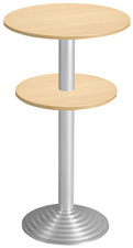 Image SODEMATUB Stehtisch 60001HA, 600 / 500 mm, buche/alu