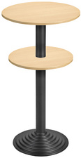 Image SODEMATUB Stehtisch 60001HN, 600 / 500 mm, buche/schwarz