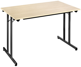 Image SODEMATUB Klapptisch TPMU127EN, 1.200 x 700 mm,ahorn/schwarz