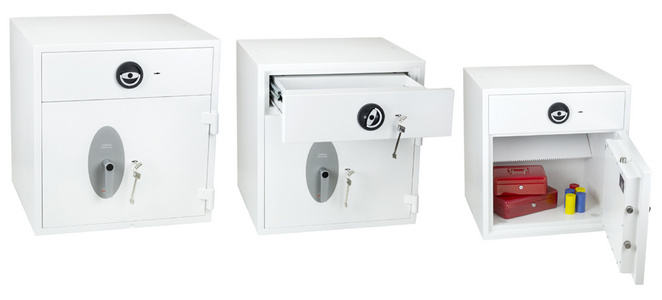 Image phoenix Einwurf-Tresor DIAMOND DEPOSIT HS1093E, signalweiß