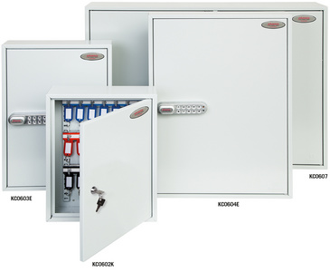 Image phoenix Schlüsselschrank KC0602E für 64 Schlüssel, lichtgrau