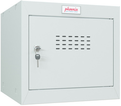 Image phoenix Würfel-Schließfach CL0344, Schlüsselschloss,hellgrau