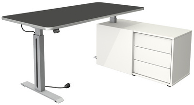 Image kerkmann Komplett-Arbeitsplatz Move 1 Style, anthrazit