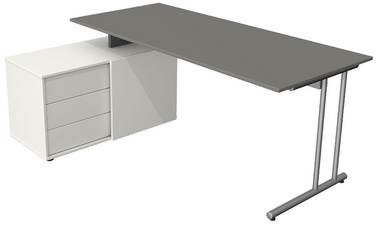 Image kerkmann Komplett-Arbeitsplatz Start Up, graphit