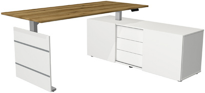 Image kerkmann Komplett-Arbeitsplatz Move 3, eiche