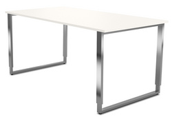 Image kerkmann Schreibtisch AVETO, (B)1.600 mm, weiß