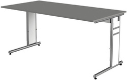 Image kerkmann Anbau-Schreibtisch Form 4, (B)1.000 mm, graphit