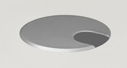 Image kerkmann Kabeldurchlassdose, Kunststoff, mittig, silber