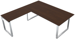 Image kerkmann Schreibtisch AVETO mit Anbau, (B)1.800 mm, wenge