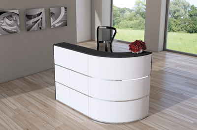 Image kerkmann Bogen-Theke Cento 1, (B)1.800 x (T)800 x (H)1.100mm