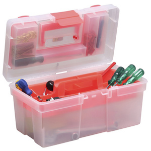 Image ALLIT Aufbewahrungskoffer McPlus Clear 16, PP, rot aus Polypropylen, transparen