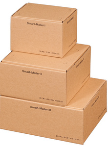 Image SMARTBOXPRO Paket-Versandkarton "Smart Mailer", mittel,braun