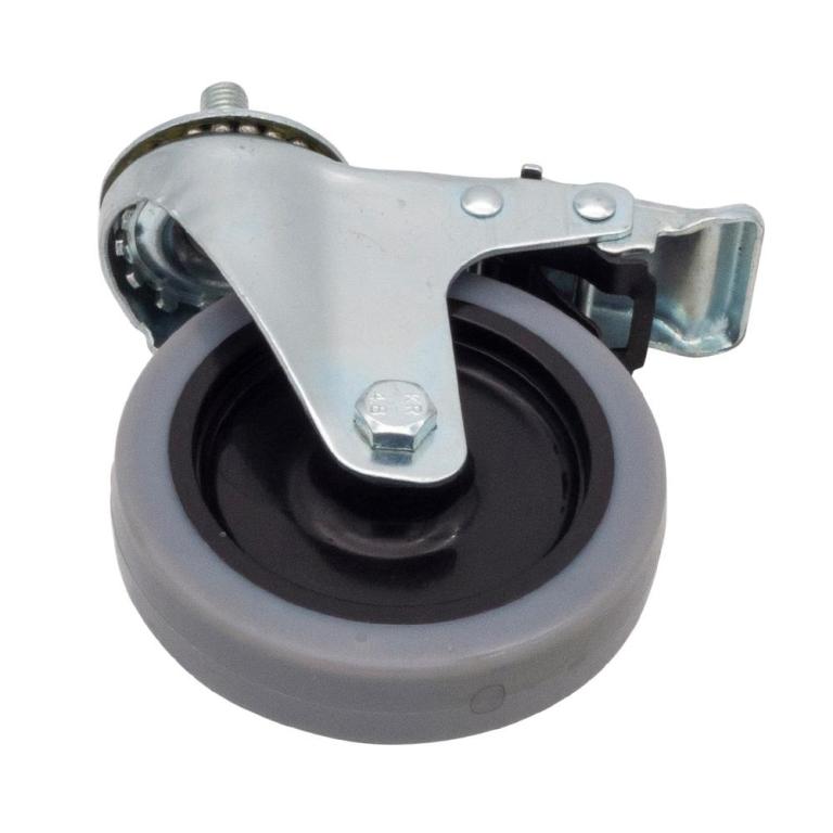 Image Zubehör/Ersatzteil: Lenkrolle, D100 mit Festellbremsepassend für Reinigungswagen ||69309||, ||99660||