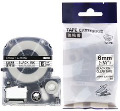 Image rillstab Schriftbandkassette, schwarz/weiß, 18 mm x 8 m