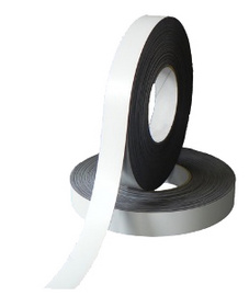 Image rillprint Magnetband, 50 mm x 5 m, weiß