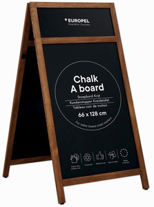 Image EUROPEL Kundenstopper, 660 x 1.280 mm, schwarz