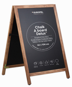 Image EUROPEL Kundenstopper DELUXE, 660 x 1.040 mm, natur