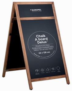 Image EUROPEL Kundenstopper DELUXE, 660 x 1.280 mm, natur