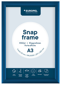 Image EUROPEL Plakatrahmen, DIN A3, 25 mm, blau