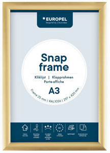 Image EUROPEL Plakatrahmen, DIN A3, 25 mm, gold