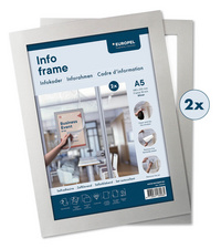 Image EUROPEL Magnetrahmen INFO FRAME, DIN A5, silber