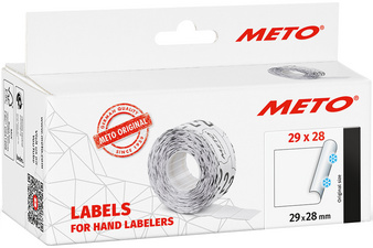Image METO Etiketten für Preisauszeichner, 29 x 28 mm, weiß
